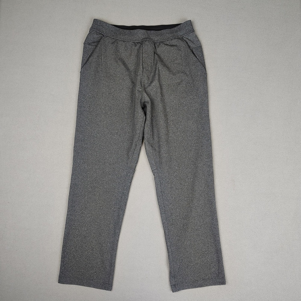 Lululemon Discipline Sweatpants Men Large Heather Gray Pull On Athletic Gym Run
